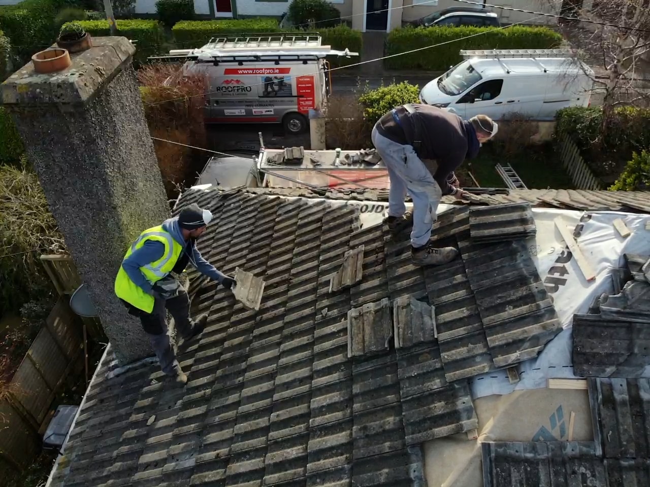 Roof membrane  replacement 